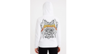 Metallica İki İplik Kapüşonlu Ön ve Arka Baskılı hoodie - Beyaz Metallica İki İplik Kapüşonlu Ön ve Arka Baskılı hoodie - Beyaz