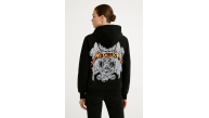 Metallica İki İplik Kapüşonlu Ön ve Arka Baskılı hoodie - Siyah Metallica İki İplik Kapüşonlu Ön ve Arka Baskılı hoodie - Siyah