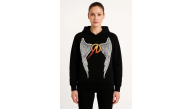 Metallica İki İplik Kapüşonlu Ön ve Arka Baskılı hoodie - Siyah Metallica İki İplik Kapüşonlu Ön ve Arka Baskılı hoodie - Siyah