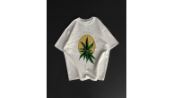 Erkek Kısa Kol Yazlık Tişört Bisiklet Yaka Baskılı Oversize T-Shirt - Beyaz Erkek Kısa Kol Yazlık Tişört Bisiklet Yaka Baskılı Oversize T-Shirt - Beyaz