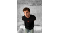 Erkek Ön ve Arka Baskılı T-Shirt Kısa Kol Bisiklet Yaka Regular Fit Tişört - Siyah Erkek Ön ve Arka Baskılı T-Shirt Kısa Kol Bisiklet Yaka Regular Fit Tişört - Siyah