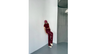 Kadın Osy Modal Yumuşak Dokulu Kumaş Nakış işlemeli Rahat Bol Paça Eşofman Pantolon - Bordo Kadın Osy Modal Yumuşak Dokulu Kumaş Nakış işlemeli Rahat Bol Paça Eşofman Pantolon - Bordo