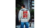 Erkek Bisiklet Yaka 3 İplik pamuklu Baskılı SweatShirt - Beyaz Erkek Bisiklet Yaka 3 İplik pamuklu Baskılı SweatShirt - Beyaz