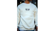 Erkek Bisiklet Yaka 3 İplik pamuklu Baskılı SweatShirt - Beyaz Erkek Bisiklet Yaka 3 İplik pamuklu Baskılı SweatShirt - Beyaz
