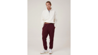 Kadın 3 İplik Pamuklu Oversize Yarım Fermuarlı Yakalı Basic Sweatshirt - Beyaz