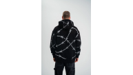 ERKEK Kapüşonlu Varak ve Pano Baskılı Hoodie SweatShirt- Siyah ERKEK Kapüşonlu Varak ve Pano Baskılı Hoodie SweatShirt- Siyah