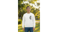 Sevgililer Günü Baskılı Oversize Bisiklet Yaka Sweatshirt - Beyaz Sevgililer Günü Baskılı Oversize Bisiklet Yaka Sweatshirt - Beyaz