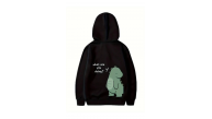 Sevgililer Günü Baskılı Oversize Kapüşonlu Sweatshirt Hoodie - Siyah Sevgililer Günü Baskılı Oversize Kapüşonlu Sweatshirt Hoodie - Siyah