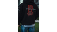 Erkek Kapüşonlu Kanguru Cepli Sweatshirt 3 İplik Pamuklu Baskılı Hoodie - Siyah Erkek Kapüşonlu Kanguru Cepli Sweatshirt 3 İplik Pamuklu Baskılı Hoodie - Siyah