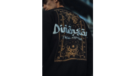 Erkek 3 iplik Pamuklu Bisiklet Yaka Baskılı SweatShirt - Siyah