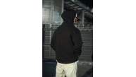 Erkek 3 İplik Pamuklu Kapüşonlu Basic SweatShirt Hoodie - Siyah Erkek 3 İplik Pamuklu Kapüşonlu Basic SweatShirt Hoodie - Siyah