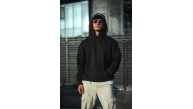 Erkek 3 İplik Pamuklu Kapüşonlu Basic SweatShirt Hoodie - Siyah Erkek 3 İplik Pamuklu Kapüşonlu Basic SweatShirt Hoodie - Siyah