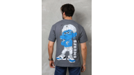 Erkek Kısa Kol Yazlık Tişört Bisiklet Yaka Baskılı Oversize T-Shirt - Füme Erkek Kısa Kol Yazlık Tişört Bisiklet Yaka Baskılı Oversize T-Shirt - Füme