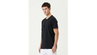 ERKEK Düz Tişört Bisiklet Yaka Regular Fit Yazlık Kısa kol T-Shirt - Siyah ERKEK Düz Tişört Bisiklet Yaka Regular Fit Yazlık Kısa kol T-Shirt - Siyah
