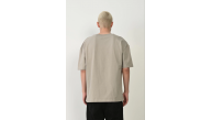 Erkek Baskılı T-Shirt Kısa Kol Bisiklet Yaka Rahat Kalıp Tişört - Boyalı Gri Erkek Baskılı T-Shirt Kısa Kol Bisiklet Yaka Rahat Kalıp Tişört - Boyalı Gri