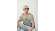 Erkek Baskılı T-Shirt Kısa Kol Bisiklet Yaka Rahat Kalıp Tişört - Boyalı Gri Erkek Baskılı T-Shirt Kısa Kol Bisiklet Yaka Rahat Kalıp Tişört - Boyalı Gri