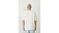 Erkek Baskılı T-Shirt Kısa Kol Bisiklet Yaka Rahat Kalıp Tişört - Beyaz Erkek Baskılı T-Shirt Kısa Kol Bisiklet Yaka Rahat Kalıp Tişört - Beyaz