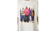 Erkek Baskılı T-Shirt Kısa Kol Bisiklet Yaka Rahat Kalıp Tişört - Beyaz Erkek Baskılı T-Shirt Kısa Kol Bisiklet Yaka Rahat Kalıp Tişört - Beyaz
