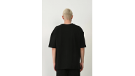 Erkek Baskılı T-Shirt Kısa Kol Bisiklet Yaka Rahat Kalıp Tişört - Siyah Erkek Baskılı T-Shirt Kısa Kol Bisiklet Yaka Rahat Kalıp Tişört - Siyah
