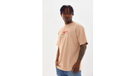 Erkek Baskılı T-Shirt Kısa Kol Bisiklet Yaka Rahat Kalıp Tişört - Bej Erkek Baskılı T-Shirt Kısa Kol Bisiklet Yaka Rahat Kalıp Tişört - Bej