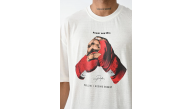 Erkek Box Eldiven Baskılı T-Shirt Kısa Kol Bisiklet Yaka Tişört - Beyaz Erkek Box Eldiven Baskılı T-Shirt Kısa Kol Bisiklet Yaka Tişört - Beyaz