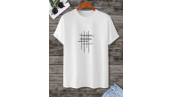 Kadın Baskılı Oversize kısa kol T-Shirt - Beyaz Kadın Baskılı Oversize kısa kol T-Shirt - Beyaz