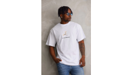 Erkek Baskılı T-Shirt Kısa Kol Bisiklet Yaka Rahat Kalıp Tişört - Beyaz Erkek Baskılı T-Shirt Kısa Kol Bisiklet Yaka Rahat Kalıp Tişört - Beyaz