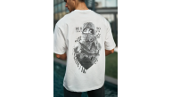 Erkek Kısa Kol Tişört Bisiklet Yaka Filistin Poşulu Baskılı T-Shirt - Beyaz Erkek Kısa Kol Tişört Bisiklet Yaka Filistin Poşulu Baskılı T-Shirt - Beyaz