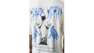 Erkek Kısa Kol Yazlık Tişört Bisiklet Yaka Baskılı Oversize T-Shirt - Beyaz Erkek Kısa Kol Yazlık Tişört Bisiklet Yaka Baskılı Oversize T-Shirt - Beyaz