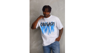Erkek Baskılı T-Shirt Kısa Kol Bisiklet Yaka Rahat Kalıp Tişört - Beyaz Erkek Baskılı T-Shirt Kısa Kol Bisiklet Yaka Rahat Kalıp Tişört - Beyaz