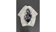 Kadın Kısa Kol Tişört Bisiklet Yaka Filistin Poşülü Baskılı T-Shirt - Beyaz Kadın Kısa Kol Tişört Bisiklet Yaka Filistin Poşülü Baskılı T-Shirt - Beyaz