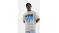 Erkek Baskılı T-Shirt Kısa Kol Bisiklet Yaka Rahat Kalıp Tişört - Gri Erkek Baskılı T-Shirt Kısa Kol Bisiklet Yaka Rahat Kalıp Tişört - Gri