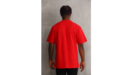 Erkek Baskılı T-Shirt Kısa Kol Bisiklet Yaka Rahat Kalıp Tişört - Kırmızı Erkek Baskılı T-Shirt Kısa Kol Bisiklet Yaka Rahat Kalıp Tişört - Kırmızı
