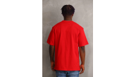 Erkek Baskılı T-Shirt Kısa Kol Bisiklet Yaka Rahat Kalıp Tişört - Kırmızı Erkek Baskılı T-Shirt Kısa Kol Bisiklet Yaka Rahat Kalıp Tişört - Kırmızı