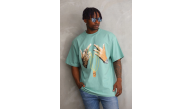 Erkek Baskılı T-Shirt Kısa Kol Bisiklet Yaka Rahat Kalıp Tişört - Mint Yeşili Erkek Baskılı T-Shirt Kısa Kol Bisiklet Yaka Rahat Kalıp Tişört - Mint Yeşili
