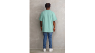 Erkek Baskılı T-Shirt Kısa Kol Bisiklet Yaka Rahat Kalıp Tişört - Mint Yeşili Erkek Baskılı T-Shirt Kısa Kol Bisiklet Yaka Rahat Kalıp Tişört - Mint Yeşili