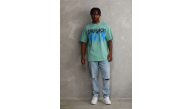 Erkek Baskılı T-Shirt Kısa Kol Bisiklet Yaka Rahat Kalıp Tişört - Mint Yeşili Erkek Baskılı T-Shirt Kısa Kol Bisiklet Yaka Rahat Kalıp Tişört - Mint Yeşili