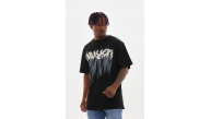 Erkek Baskılı T-Shirt Kısa Kol Bisiklet Yaka Rahat Kalıp Tişört - Siyah Erkek Baskılı T-Shirt Kısa Kol Bisiklet Yaka Rahat Kalıp Tişört - Siyah