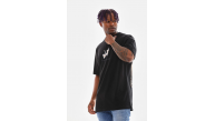 Erkek Baskılı T-Shirt Yazlık Kısa Kol Bisiklet Yaka Tişört - Siyah Erkek Baskılı T-Shirt Yazlık Kısa Kol Bisiklet Yaka Tişört - Siyah