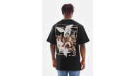 Erkek Baskılı T-Shirt Yazlık Kısa Kol Bisiklet Yaka Tişört - Siyah Erkek Baskılı T-Shirt Yazlık Kısa Kol Bisiklet Yaka Tişört - Siyah