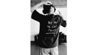 Kadın Baskılı T-Shirt Kısa Kol Bisiklet Yaka Oversize Rahat Kalıp Tişört T-Shirt - Siyah Kadın Baskılı T-Shirt Kısa Kol Bisiklet Yaka Oversize Rahat Kalıp Tişört T-Shirt - Siyah