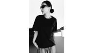 Kadın Baskılı T-Shirt Kısa Kol Bisiklet Yaka Oversize Rahat Kalıp Tişört T-Shirt - Siyah Kadın Baskılı T-Shirt Kısa Kol Bisiklet Yaka Oversize Rahat Kalıp Tişört T-Shirt - Siyah