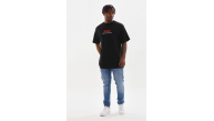 Erkek Baskılı T-Shirt Kısa Kol Bisiklet Yaka Rahat Kalıp Tişört - Siyah Erkek Baskılı T-Shirt Kısa Kol Bisiklet Yaka Rahat Kalıp Tişört - Siyah