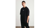 Erkek Baskılı T-Shirt Kısa Kol Bisiklet Yaka Regular Fit Rahat Kalıp Tişört - Siyah Erkek Baskılı T-Shirt Kısa Kol Bisiklet Yaka Regular Fit Rahat Kalıp Tişört - Siyah