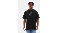 Erkek Baskılı T-Shirt Yazlık Kısa Kol Bisiklet Yaka Tişört - Siyah Erkek Baskılı T-Shirt Yazlık Kısa Kol Bisiklet Yaka Tişört - Siyah