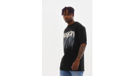 Erkek Baskılı T-Shirt Kısa Kol Bisiklet Yaka Rahat Kalıp Tişört - Siyah Erkek Baskılı T-Shirt Kısa Kol Bisiklet Yaka Rahat Kalıp Tişört - Siyah