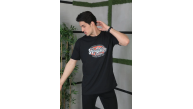 Erkek Baskılı T-Shirt Kısa Kol Bisiklet Yaka Regular Fit Rahat Kalıp Günlük Tişört - Siyah Erkek Baskılı T-Shirt Kısa Kol Bisiklet Yaka Regular Fit Rahat Kalıp Günlük Tişört - Siyah