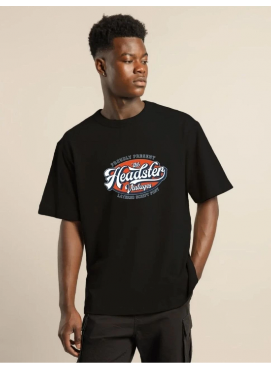Erkek Baskılı T-Shirt Kısa Kol Bisiklet Yaka Regular Fit Rahat Kalıp Günlük Tişört - Siyah Erkek Baskılı T-Shirt Kısa Kol Bisiklet Yaka Regular Fit Rahat Kalıp Günlük Tişört - Siyah