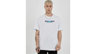 Erkek Kısa Kol Yazlık Tişört Bisiklet Yaka Baskılı Oversize T-Shirt - Beyaz Erkek Kısa Kol Yazlık Tişört Bisiklet Yaka Baskılı Oversize T-Shirt - Beyaz