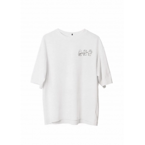 Erkek Baskılı T-Shirt Kısa Kol Bisiklet Yaka Regular Fit Rahat Kalıp Günlük Tişört - Beyaz